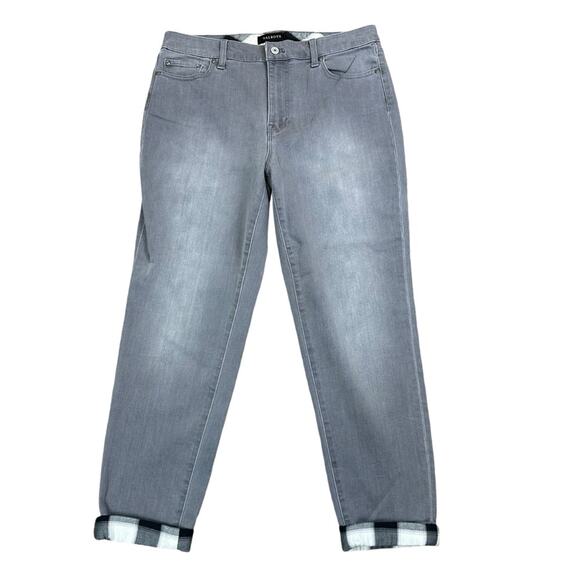 Talbots High Rise Ankle Cropped Jeans Size 10 Gray NWT - Picture 1 of 5
